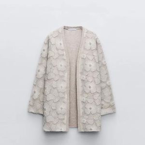 Lace floral cardigan